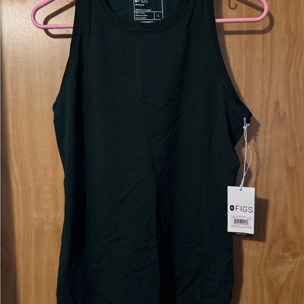 Figs Dark Caribbean Blue Underscrub Tank - Picture 3 of 7